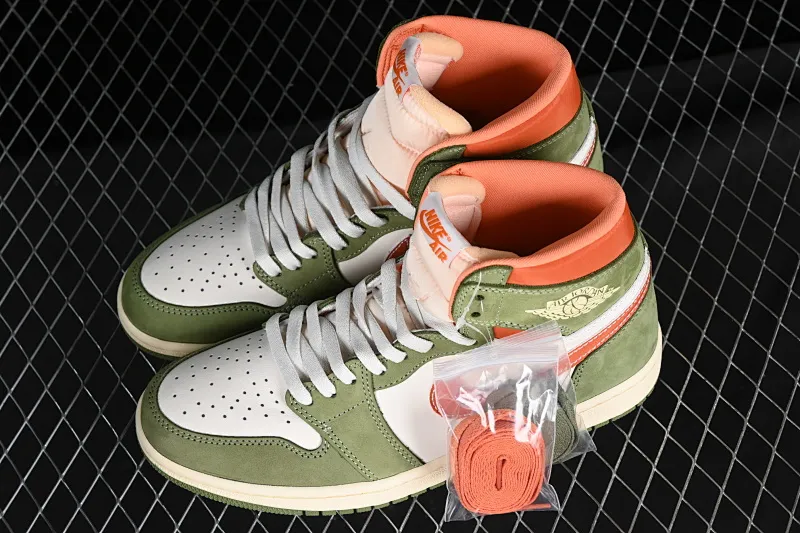 All categories Air Jordan Jordan series basketball shoes Air Jordan 1 High Air Jordan 1 High OG "Celadon" AJ1 Joe 1 deconstructed retro coconut milk green high-top basketball shoes FB9934-300